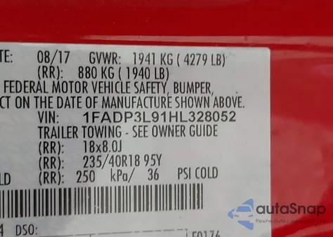 2017 Ford Focus St from USA, damaged, VIN 1FADP3L91HL328052